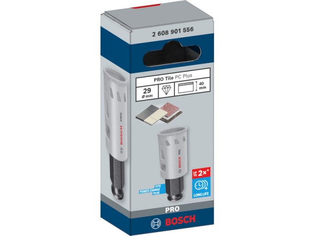 Žaga za izrezovanje lukenj Bosch PRO Tile PC Plus, 29mm, 2608901556